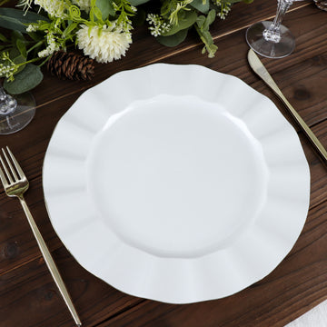 White Plastic Party Plates for Every Celebration