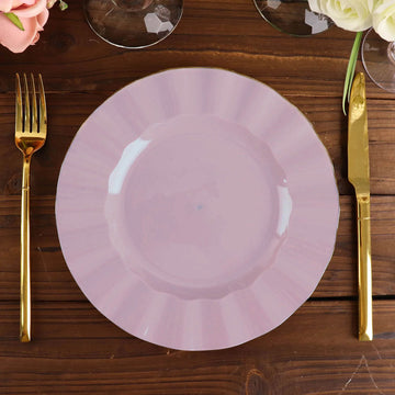 Elevate Your Table Setting with Lavender Lilac Dinner Plates