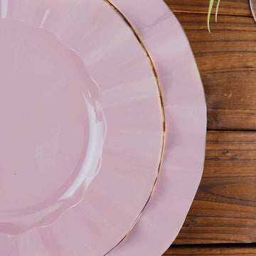 Versatile and Elegant Disposable Dinner Plates
