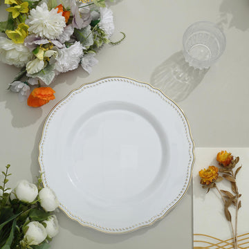 Sophisticated and Elegant Disposable Party Plates