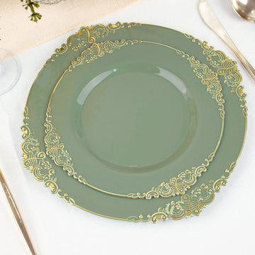 Enhance Your Table Setting with Baroque Disposable Plates