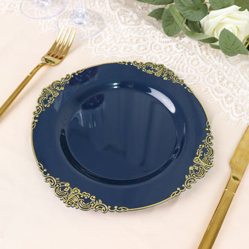 Create a Memorable Dining Experience with Gold Leaf Embossed Baroque Plates
