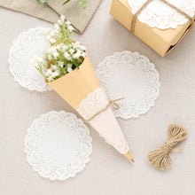 4 Inch White Round Food Grade Paper Doilies 100 Pcs