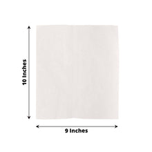 9 Inch x10 Inch 35GSM White Pre Cut Rectangle Wax Paper Basket Liners in Pack of 50 