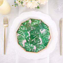 7 Inch Palm Leaf Disposable Salad Dessert Appetizer Plates 25 Pack