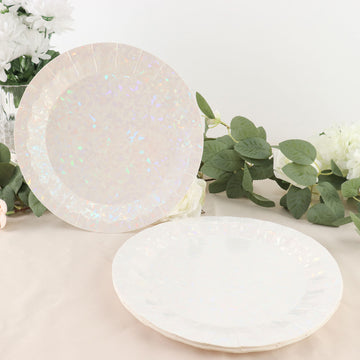 Unleash Your Creativity with Iridescent Foil Paper Plates