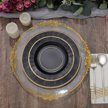 10 Inch Disposable Party Plates With Gold Rim