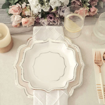 Versatile and Elegant Disposable Plates for Parties