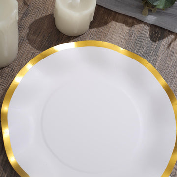 Disposable Round Salad Party Plates