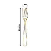 Disposable Utensils Of 7 Inch Hollow Handle Designed Plastic Forks