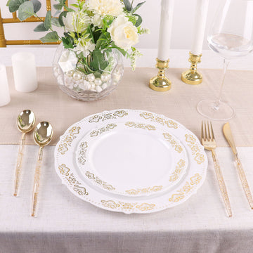 Convenience and Style with Gold Glittered Disposable Spoons