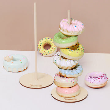 2 Pack Donut Bar Display Stand Detachable Dessert Holder For Wedding Party