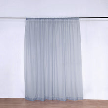 2 Pack Dusty Blue Sheer Organza Premium Fire Retardant Curtain Panel Backdrops With Rod Pockets 10 Feet x 10 Feet  