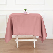 54" Dusty Rose Square Polyester Tablecloth