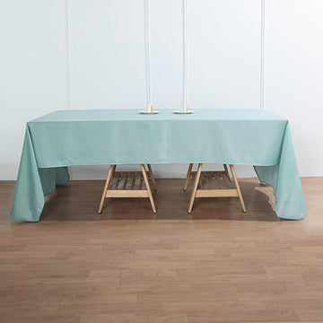 60"x126" Dusty Sage Seamless Polyester Rectangular Tablecloth