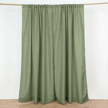 Eucalyptus Sage Green Polyester Drapery Panels With Rod Pockets 2 Pack
