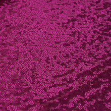 54inch x 4 Yards Fuchsia Premium Sequin Fabric Bolt, Sparkly DIY Craft Fabric Roll