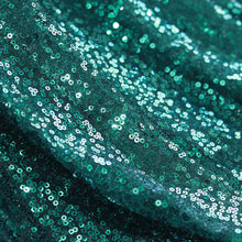 Hunter Emerald Green Sequin Beads Tulle Net Fabric 54 Inch By 4 Yards On A Bolt