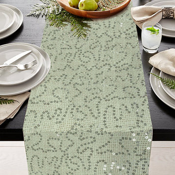 Experience the Versatility of Silver Sequin Burlap Fabric Roll
