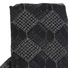 4 Yards Black / Silver Buffalo Plaid Polyester Fabric Roll, Checkered Netting DIY Craft Fabric Bolt