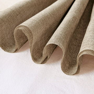 Natural Faux Burlap Fabric Roll - Add Rustic Elegance to Your Decor