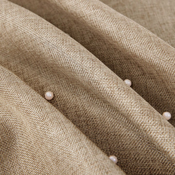 Enhance Your Event Decor with the Natural Faux Burlap Fabric Bolt