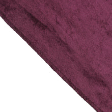65inchx5 Yards Eggplant Soft Velvet Fabric Bolt, DIY Craft Fabric Roll