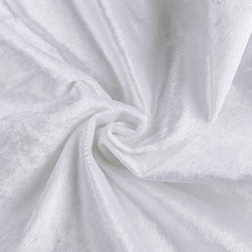 Create Stunning Wedding Decor with White Soft Velvet Fabric