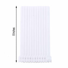 12 Pack | 8inch White Reusable Fastening Velcro Cable Ties