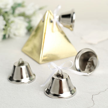Add Festive Joy to Your Celebration with Silver Kissing Bells