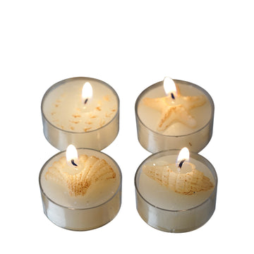 Enhance Your Celebration with Island Sea Shell Tea Light Candles