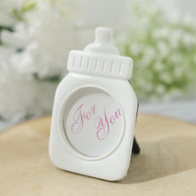4 Pack Of 4 Inch White Resin Baby Bottle Party Favors