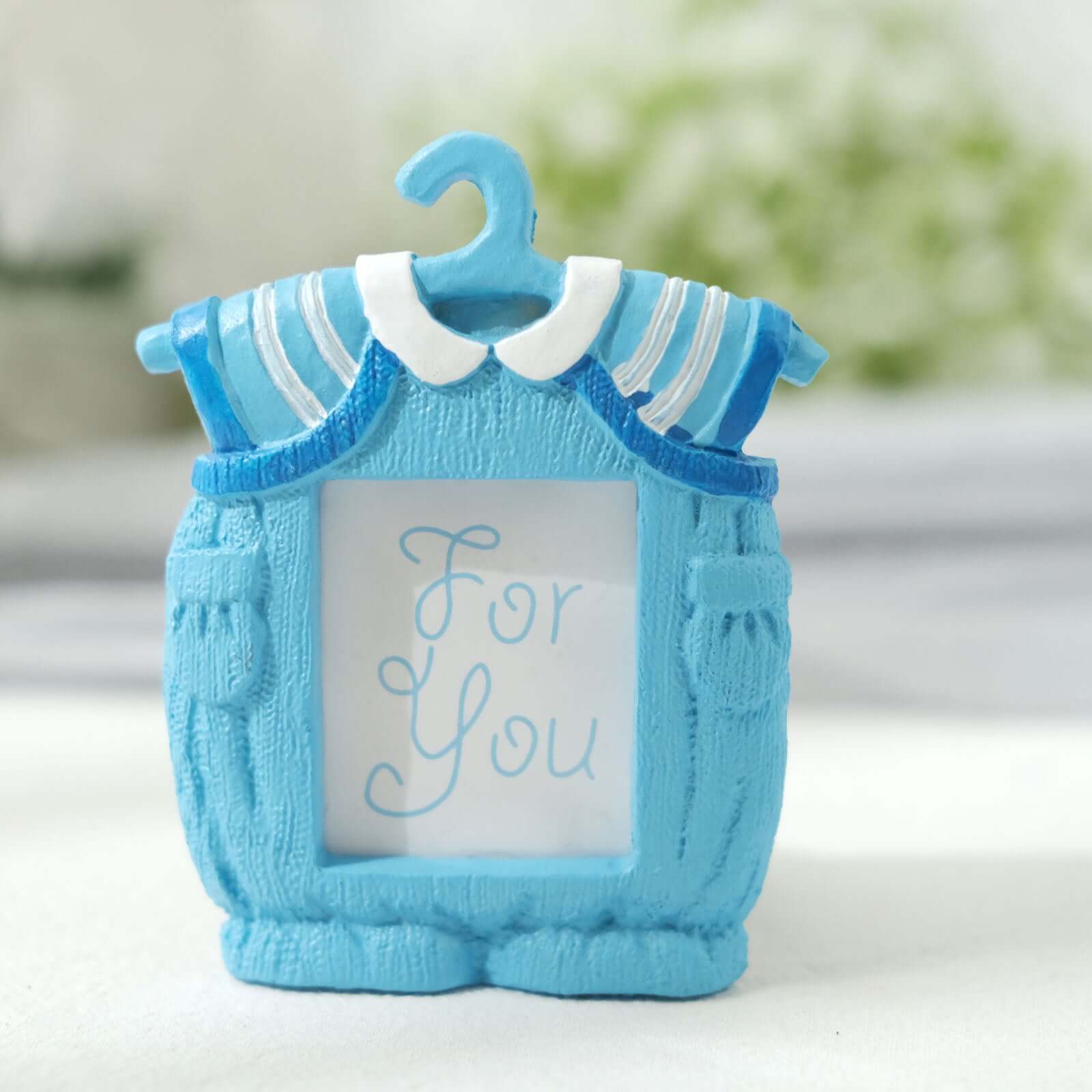 4Pack Blue Newborn Boy Clothes Frame