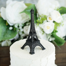 Black Metal Eiffel Tower Decorative Cake Topper Table Centerpiece 6 Inch