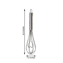 Heart Shaped Whisk Stainless Steel With Ribbon & Thank You Tag Party Favor Free Gift Box