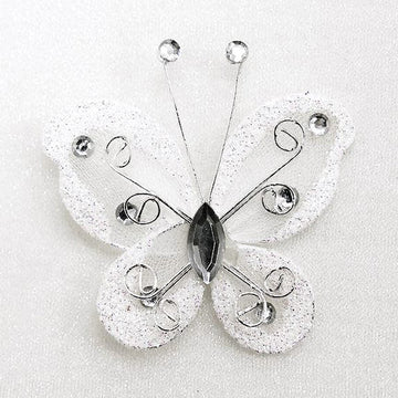 Add Glamour and Sparkle with Studded Butterflies