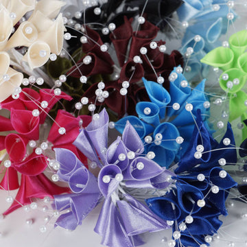 Versatile and Beautiful: Chocolate Artificial Floral Calla Lily Bead Flowers for Event Decor