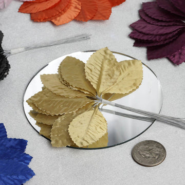 Create a Mesmerizing Atmosphere with 144 Light Blue Leaves