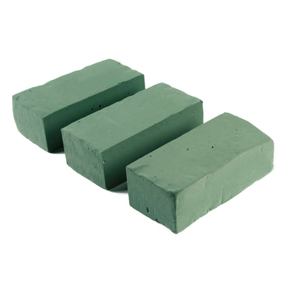 Green floral foam blocks for arranging flowers