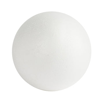 Round White Foam Beads for Crafts and Decor