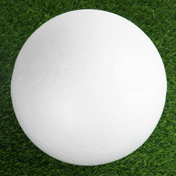 White StyroFoam Foam Balls for Arts, Crafts, and DIY - 4 Pack