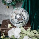 Shimmering Silver Foam Disco Mirror Ball - Add Sparkle to Your Party