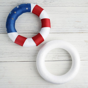 Create Stunning Event Décor with White Styrofoam Rings