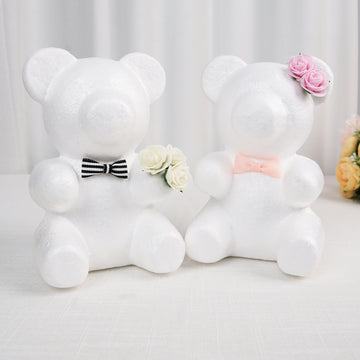 Create Memorable Event Decor with Pack of 2 Foam Bears