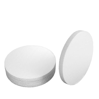 White foam discs for crafts and projects