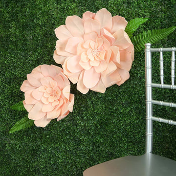 Blush Craft Daisy Flower Heads for Stunning Event Decor