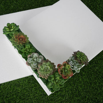 Elevate Your Event Decor with White Styrofoam Foam Rectangle Flats