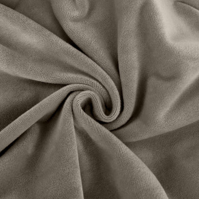 Soft beige fabric texture with a smooth finish.