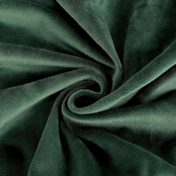 Experience Luxury and Style with the Hunter Emerald Green Velvet Dining Chair Seat Cover