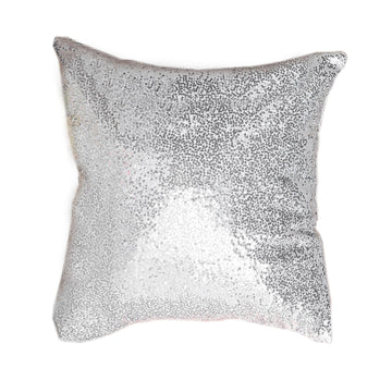 Transform Your Space with Silver Sequin Pillow Covers